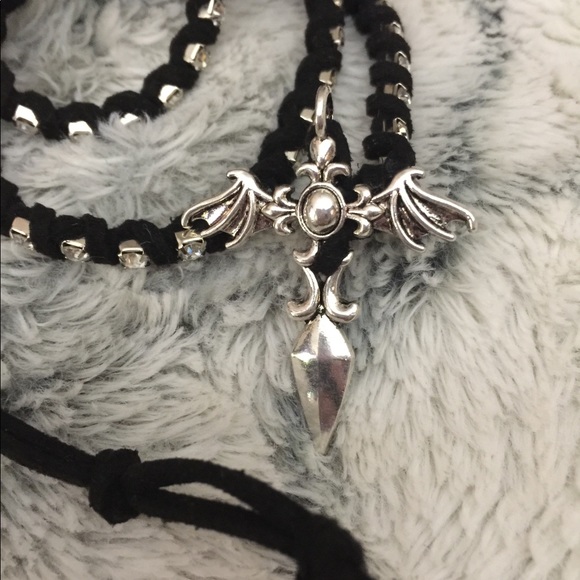 5-WRAP BOHO GENUINE LEATHER & CRYSTALS-HANDMADE - Picture 6 of 7